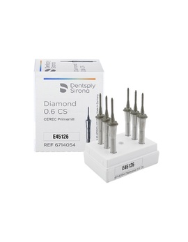 Thumb bur diamond 0 6 cs primemill premier dental lviv 6 pcs sirona 6714054