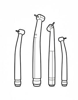 Thumb dental handpieces