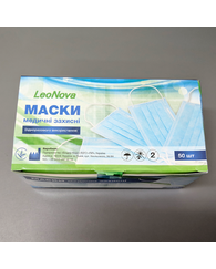 Маски медичні захисні одноразового використання, в упаковці 50 шт