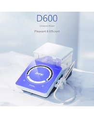 Скалер DTE D600 LED, з автономною подачею води, металевий наконечник з LED-підсвіткою, роз'єм SATELEC. В комплекті 9 насадок, динамометричний ключ; режими: скейлінг, періо, ендо
