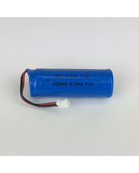 Акумулятор 18490 3.6V 1400mAh 5.04Wh, з роз'ємом підключення (для ламп Lux E, LED.D та інших)
