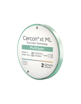 Cercon disc xt ML 18 А1, диск цирконієвий, багатошаровий (98*18)