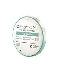 Cercon disc xt ML 18 А1, диск цирконієвий, багатошаровий (98*18)