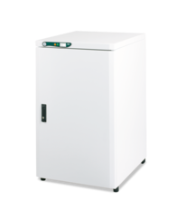 Компресор EKOM DK50 PLUS S/M, ресивер 25 л, з мембранним осушувачем повітря, продуктивність 58 л/хв при тиску 5 бар, на одну установку, робочий тиск 5-7 бар, живлення 230В/50Гц, в шумопоглинаючій шафі