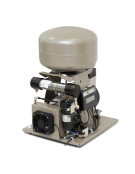Компрессор EKOM DK50 2V/M, ресивер 25 л, с мембранным осушителем воздуха, производительность 108 л/мин при давлении 5 бар, на 2 установки, рабочее давление 5-7 бар, питание 230В/50Гц, без шкафа