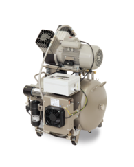 Компрессор EKOM DK50 2V/50S/M, ресивер 50 л, с мембранным осушителем воздуха, производительность 104 л/мин при давлении 6 бар, на 2 установки, рабочее давление 6-8 бар, питание 230В/50Гц, в шумоподавляющем шкафу