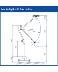 Mach LED 130F SWING-Stand