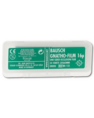 Gnatho Film Dispenser box with precut strip 20 x 60mm wide, 50 strips, Green, 16 µm
