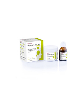 Heat curing material for dentures and crowns veneering VILLACRYL STC HOT A4 80g + 40ml