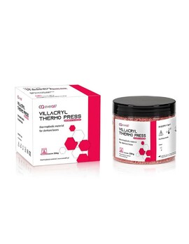 Villacryl Thermo Press (Виллакрил Термо Пресс) Цвет - T2, молочно-розовый термопластичный материал для изготовления полных протезов, гранулы 250г.