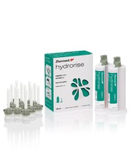 HYDRORISE REGULAR Гидрорайз Регуляр), гидрофильный А-силикон средней вязкости, 2 картриджа по 50 мл. Твердость по Шору 45