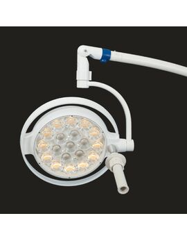 Світильник операційний Mach LED 130 Dental, інтенсивність освітлення на відстані 0,7 м- 40 000 Lux (овал) ( 65 000 Lux (коло) під замовлення), фіксована колірна температура- 4 500 К , можливість настінного кріплення