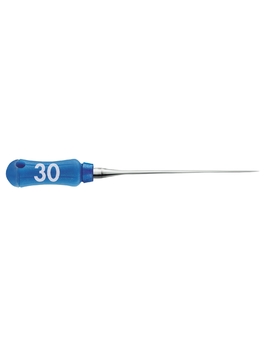Ручний спредер конусоподібний Dentsply Sirona Finger Spreader, асорті: 010x1, 020x1, 030x1, 040x1, довжина 25 мм, для латеральної конденсації гутаперчі, 4 шт в упаковці (Finger Spreader Pointed)