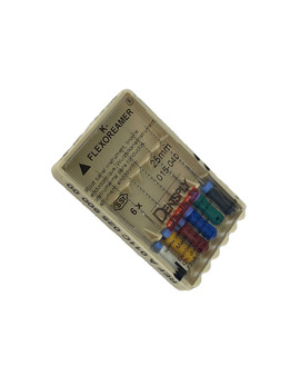 К-флексоримери Dentsply Maillefer, розмір 025, довжина 25 мм, ручні файли, 6 шт. в упаковці (K-Flexoreamer Dentsply Maillefer)