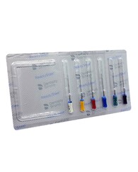 К-римери Dentsply Sirona Readysteel, розмір 020, довжина 25 мм, ручні стерильні файли, блістер містить 6 файлів (Readysteel K-Reamer ISO 020 002 25mm)