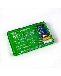 К-римеры Dentsply Sirona M-ACCESS, размер 010, длина 25 мм, ручные файлы, 6 шт. в упаковке (M-ACCESS K-Reamer ISO 010 002 25mm)