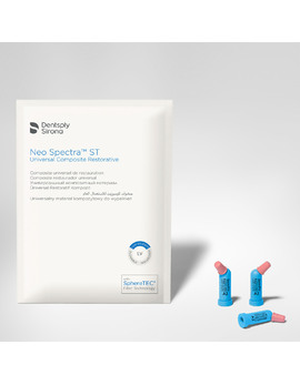 Neo Spectra ST LV (низька в'язкість), капсула, відтінок BW, 1 капсула синього кольору - 0,25 г. Нео Спектра СТ ЛВ, нанокерамічний рентгеноконтрастний універсальний композит світлового затвердіння (Dentsply Sirona)
