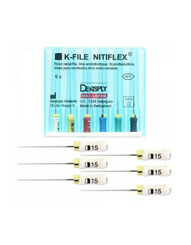 Ni Ti Flex-FILES MAILLEFER 15 (6шт), ручні дрильбори.