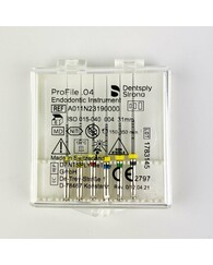 ProFile Maillefer, конусность 04, размер 015-040, ассорти, длина 31 мм, Ni-Ti машинные файлы для формирования корневых каналов под пломбирование, 6 шт/уп (Dentsply Sirona)