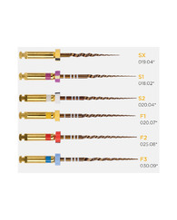 ProTaper GOLD SX, 19 мм, машинные файлы, стерильные, 6 шт.