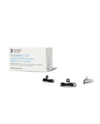 Матриці Palodent V3, розмір 7.5 мм, 50 шт., COAT, з тефлоновим покриттям. Palodent V3 Matrice EZ Coat мають мікро тонке, неприлипаюче покриття, яке зводить до мінімуму ймовірність того, що бонд або композит прилипне до матриці, полегшуючи її видалення.