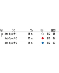 Артикуляційна фарба Arti Spot ВК85, колір білий, 3мкм для металу, 15мл