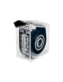 Arti-Fol Roll in dispenser,  22 mm wide,  double side coating, 20 meter, Black, 8 µm