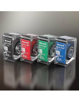 Arti-Fol Roll in dispenser,  22 mm wide,  double side coating, 20 meter, Black, 8 µm