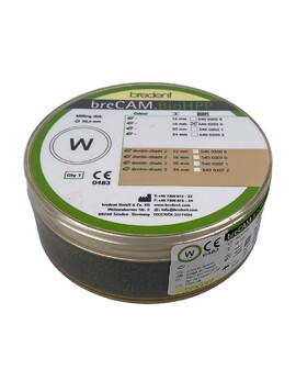 breCAM.Bio HPP cream-colored PEEK
milling blank 16 mm 1 Piece