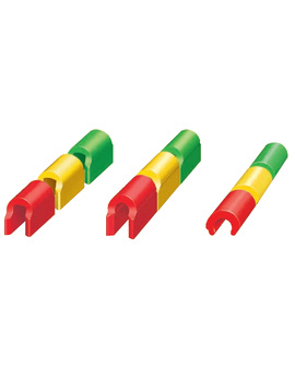 Vario-Soft-Bar-Pattern, Friction-Snap, Matrices, red 8 Pieces