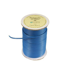 Reels of wax pattern, diam. 3.5 mm, blue,medium 250 g