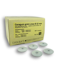 Ceragum coarse Lens 22 diam. x 4 mm ISO No.658 900 303532 220 12 Pieces