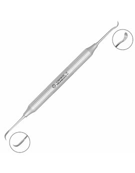 Dental Micro Scaler S01-02. Light weight Hollow Stainless Steel Handle. Scaling tight proximal surfaces