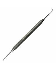 Dental Sickle Scaler, Posterior, Jacquette, JAC 31-32. Stainless Steel Handle.