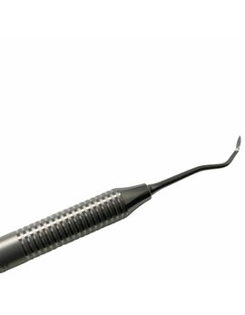 Dental Sickle Scaler, Posterior, Jacquette, JAC 31-32. Stainless Steel Handle.