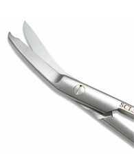 Ножиці шовні SCLSA115 Littauer, 115 мм, зігнуті