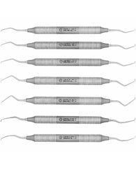 Кюрета Gracey MINI CMGR -SET (набір - 7 шт.), металева ручка, двостороння.