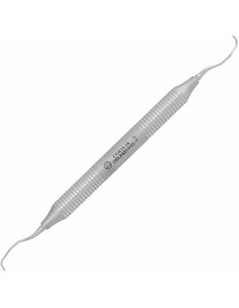Dental Curette, Gracey, Std., GR 15-16. Standard Gracey Curette , Stainless Steel Handle, for Mesial surface of all posterior teeth.
