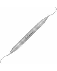 Dental Curette, Gracey, Std., GR 15-16. Standard Gracey Curette , Stainless Steel Handle, for Mesial surface of all posterior teeth.