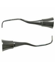 Dental Curette, Gracey, Std., GR 15-16. Standard Gracey Curette , Stainless Steel Handle, for Mesial surface of all posterior teeth.