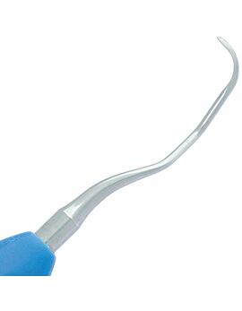 Dental Curette, Gracey, Standard, Autoclavable Silicone Handle, GR 13-14. For Distal surface of all posterior teeth.
