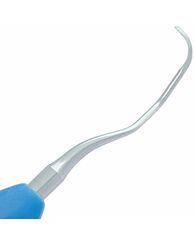 Dental Curette, Gracey, Standard, Autoclavable Silicone Handle, GR 13-14. For Distal surface of all posterior teeth.