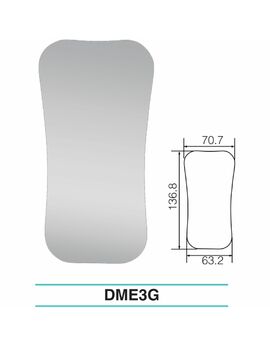 Дзеркало інтраоральне DME3G, скляне, для фотографування. HR- напилення. Для дорослих. Occlusal