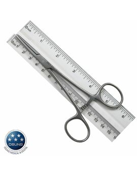 Зажим гемостатичний HTК145, Kelly, прямий, 145 мм
