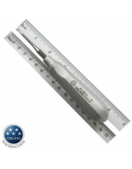 Елеватор E301А, 2,7mm, вигнутий,  для глибоко сидячих коренів
