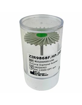 Гумка для полір.Zr ромашка біла Diamond Swivel Zir Gloss HP