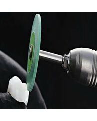 Гумка для полір.Zr зелена Diamond polisher D-GREEN HP