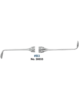 Sinus lift инструмент #B3, двухсторонний, 4,4 Х 10,0мм, 4,0 Х 8,0мм (YDM)