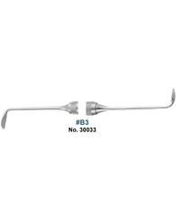 Sinus lift инструмент #B3, двухсторонний, 4,4 Х 10,0мм, 4,0 Х 8,0мм (YDM)