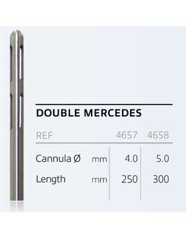 Канюля для липосакции (одноразовые) (тип Mercedes) диам.4,0 мм, длина 250 мм